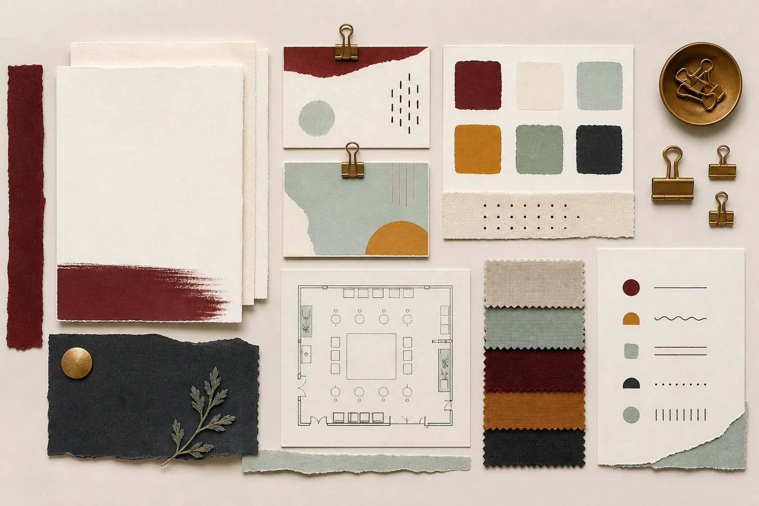 Organised campaign deliverables, material samples, and production checklist